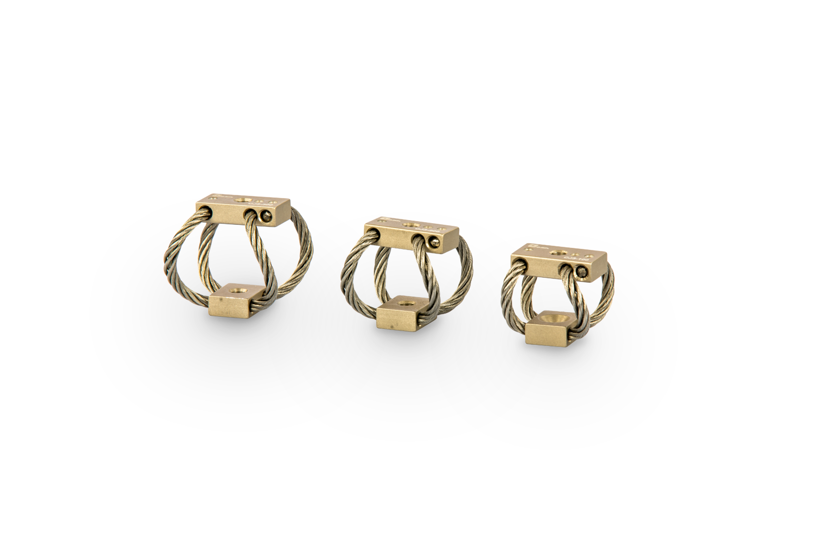 Stainless steel wire vibration absorber